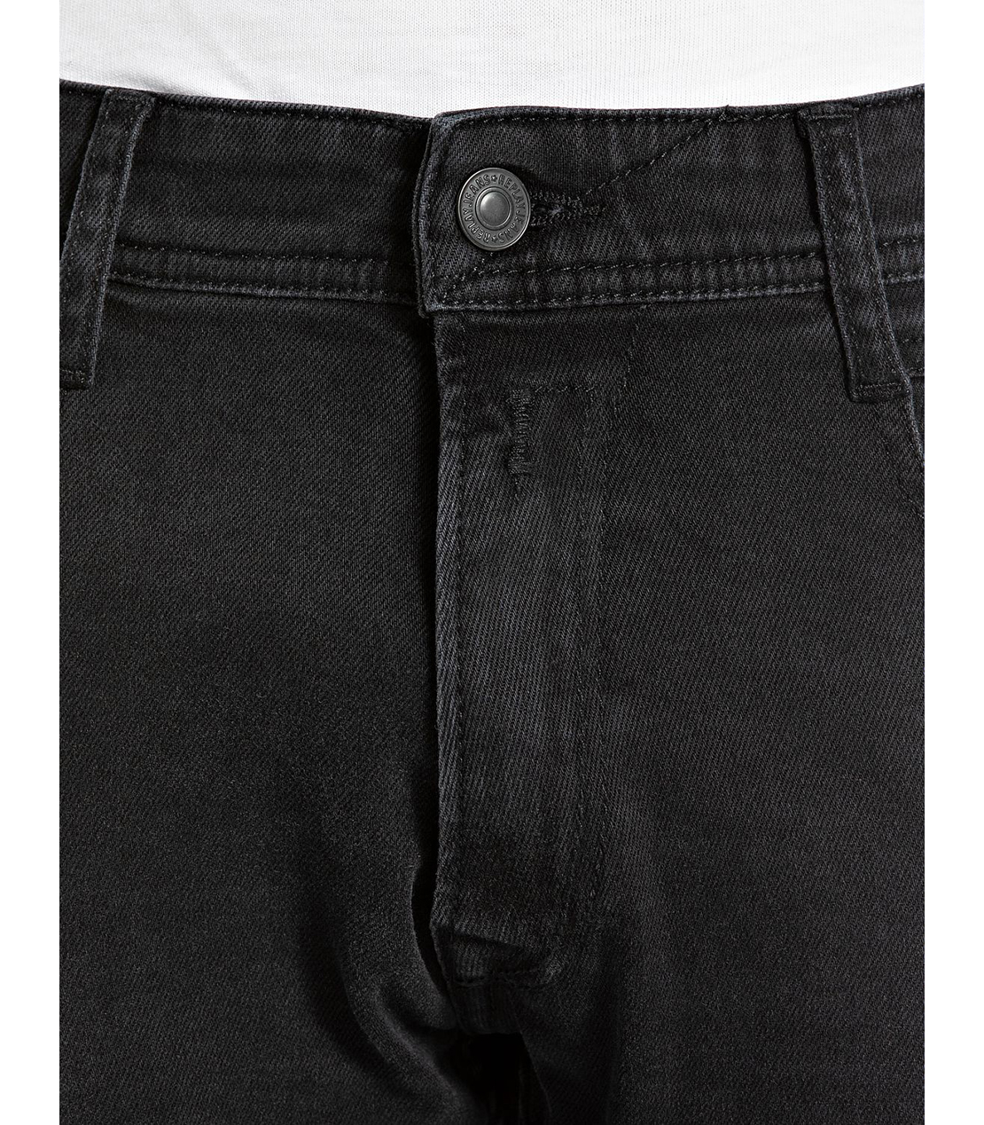 コンフォートROCCO ブラックオーバーダイ コットン ストレッチデニム 詳細画像 ブラック 5